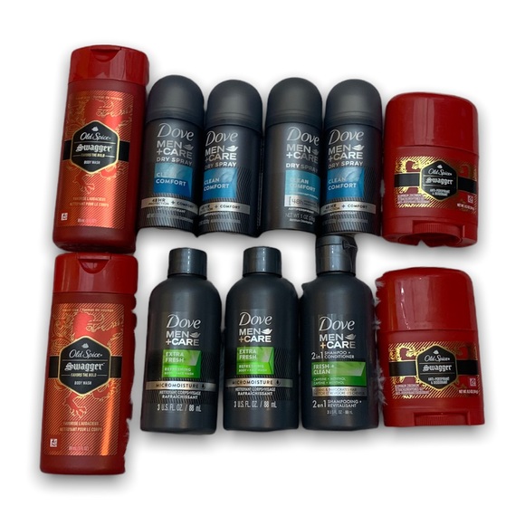 Dove Other - SOLD Men’s Travel Size Personal Care Bundle | Dove | Old Spice | NWT | 11 pieces